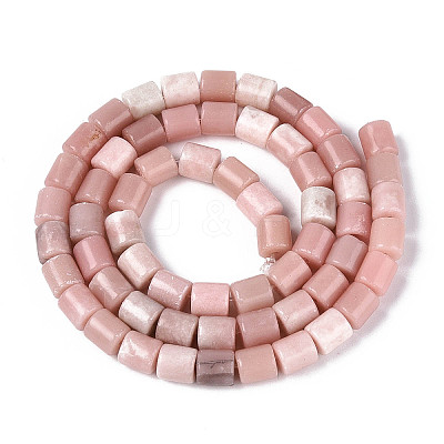 Natural Pink Opal Beads Strands G-T141-85A-02-1