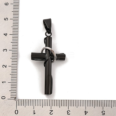 PVD Vacuum Plating 304 Stainless Steel Pendants STAS-Z080-09EB-1