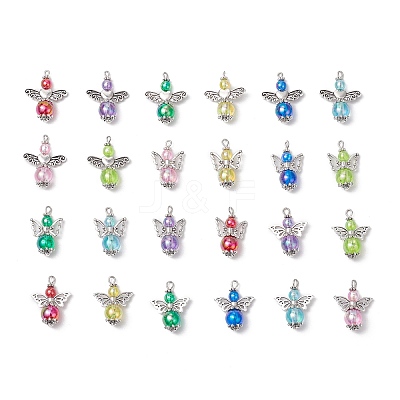Transparent Acrylic Pendants PALLOY-JF03574-1