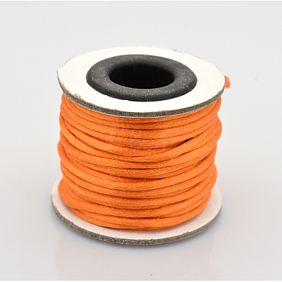 Nylon Satin Rattail Cords NWIR-O001-A-13-1