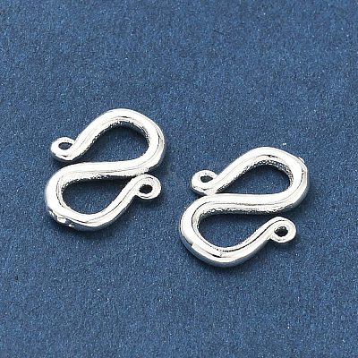 Brass S-Hook Clasps KK-H532-07B-S-1