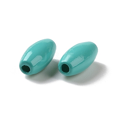 Spray Painted Alloy Beads PALLOY-K001-07-1
