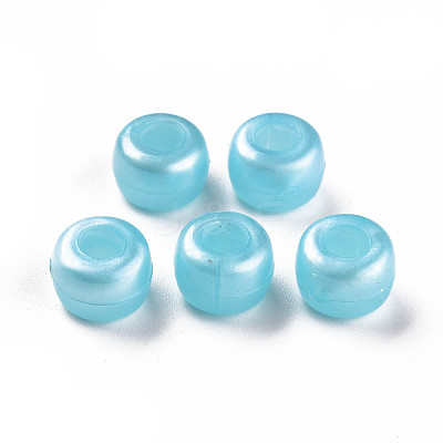 Plastic Pearlized Beads KY-R019-01F-1