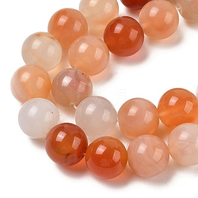 Natural Red Agate Beads Strands G-A248-A06-05-1