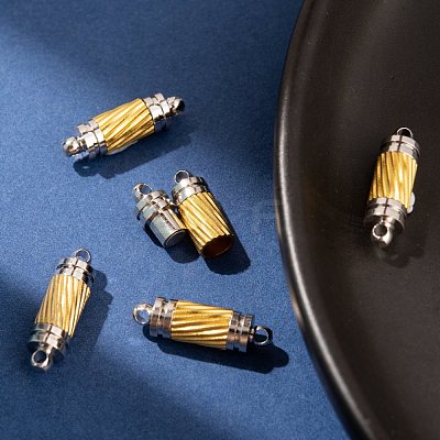 Brass Magnetic Clasps with Loops MC040-1-1