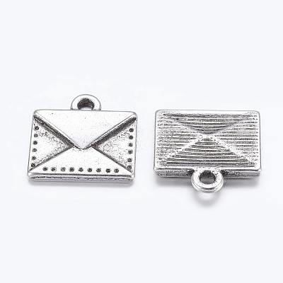 Tibetan Style Alloy Mail Charms LS-EA10712Y-1