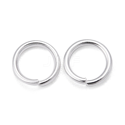 Rack Plating Brass Open Jump Rings KK-O139-18G-S-1