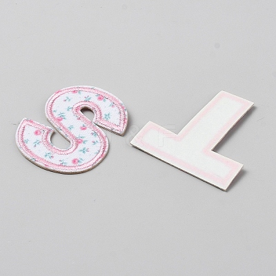 26Pcs Polyester Flower Pattern Embroidery Self-adhesive Patches PATC-TAC0011-07A-1