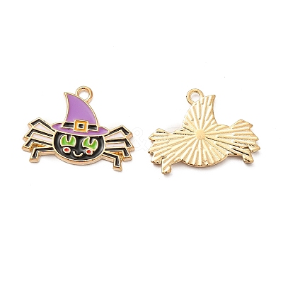 Alloy Enamel Pendants FIND-G055-17G-1