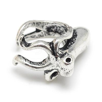 Adjustable Alloy Cuff Finger Rings RJEW-S038-087-1