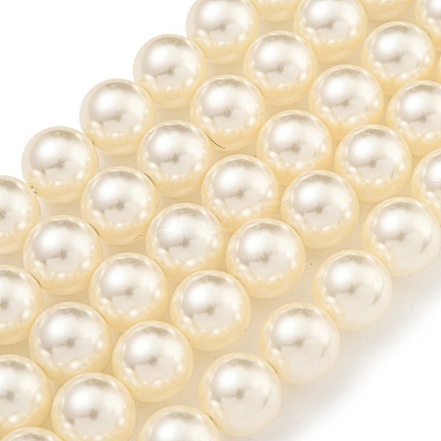Glass Pearl Beads Strands HY-G002-01F-02-1