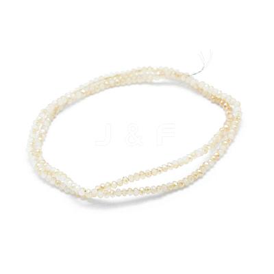 Electroplate Glass Beads Strands EGLA-J144-HR-C01-1