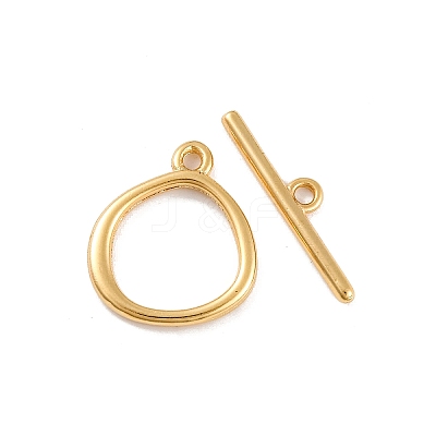 Brass Toggle Clasps KK-U024-01G-1