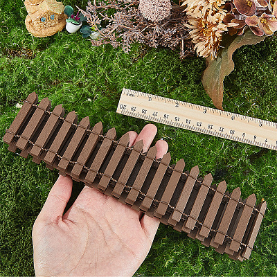 1Pc Wood Fence Ornaments WOOD-CN0001-28B-1