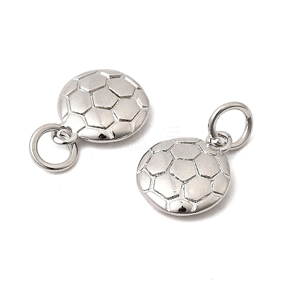 Sports Brass Charms KK-A289-04C-P-1