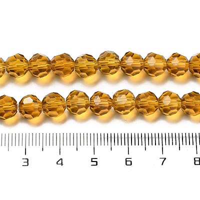 Transparent Glass Beads EGLA-A035-T8mm-D04-1