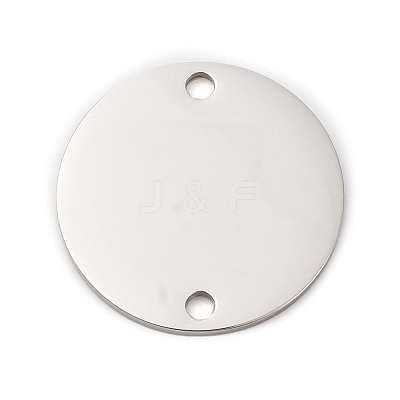 304 Stainless Steel Connector Charms STAS-P398-01P-1