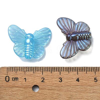 Transparent Acrylic Beads OACR-E033-01-1