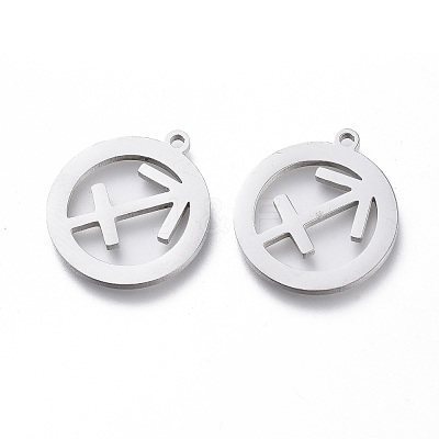 Non-Tarnish 304 Stainless Steel Pendants STAS-L249-002C-1