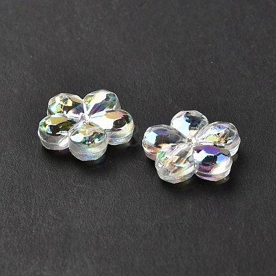Transaparent Acrylic Beads PACR-H004-01A-1
