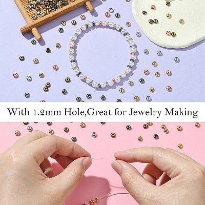 300Pcs 6 Styles CCB Plastic Beads FIND-YW0004-93A-1
