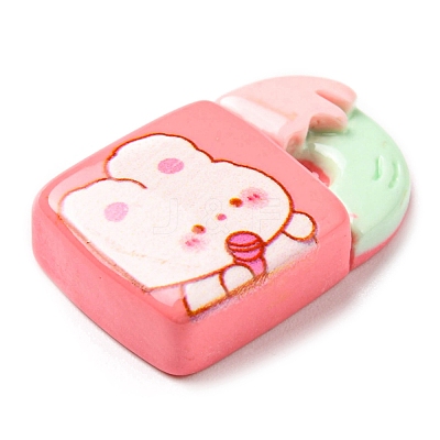 Musical Theme Opaque Resin Cabochons CRES-D008-01E-1