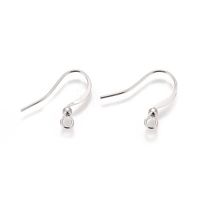Brass French Earring Hooks LS-KK-Q369-P-1