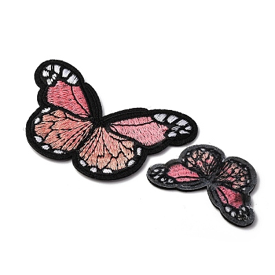Polyester Embroidery Cloth Iron On/Sew On Patches DIY-U009-03-1