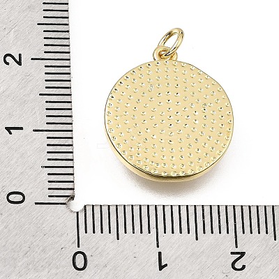 Brass & Natural Shell Pendants SH-CBA7C77-06G-1