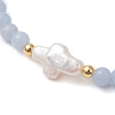 Natural  Mixed Gemstone Beaded Stretch Bracelets BJEW-JB11272-1