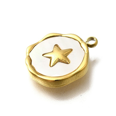 304 Stainless Steel Pendants STAS-R153-03G-04-1