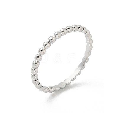 925 Streling Silver Plain Band Rings RJEW-P164-01D-P-1