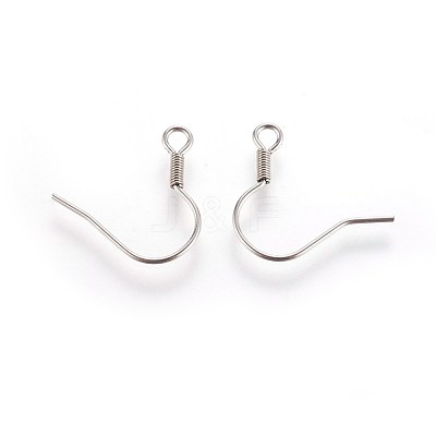 Tarnish Resistant Stainless Steel Earring Hooks X-STAS-E009-2-1