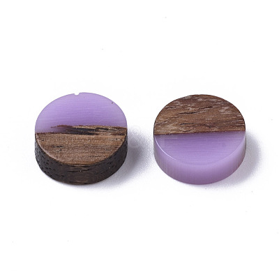 Resin & Wood Cabochons RESI-S358-70-H25-1