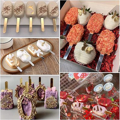 Reusable Acrylic Cakesicle Sticks DIY-PH0027-95-1