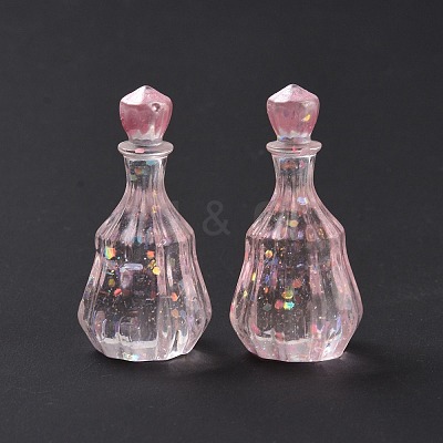 Dummy Bottle Transparent Resin Cabochon LS-RESI-E025-06B-1