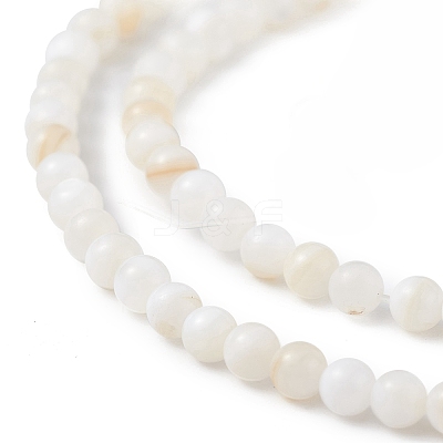 125Pcs Natural Freshwater Shell Beads LS-SHEL-B002-01F-1