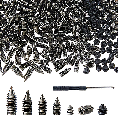 420Pcs Plain Carbon Steel Screw FIND-HS0002-26B-1