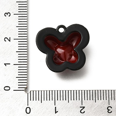 Red and Black Double Screen Alloy Pendants FIND-Z067-01B-04-1