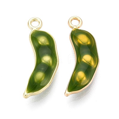 Alloy Enamel Pendants PALLOY-T092-30G-1
