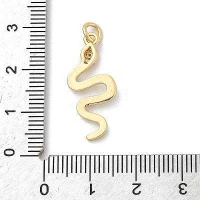 Brass Micro Pave Cubic Zirconia Pendants KK-H494-01G-02-1