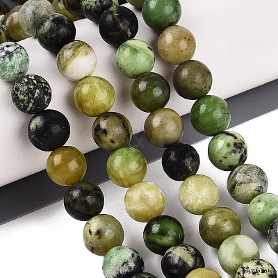 Natural Serpentine Beads Strands G-Q616-07D-1