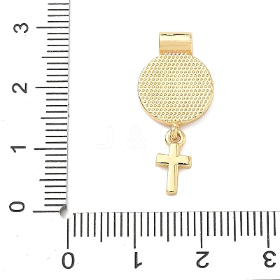 Religion Brass Pendants KK-H539-18G-06-1