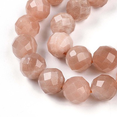 Natural Sunstone Beads Strands G-S345-10mm-23-1