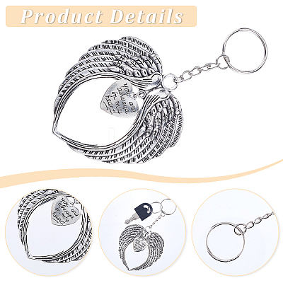 10Pcs Alloy Keychain KEYC-SP0001-02-1
