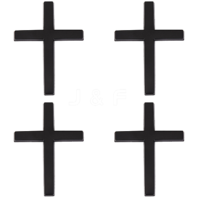4Pcs Alloy Self-adhesion Car Stickers AJEW-CP0011-33-1