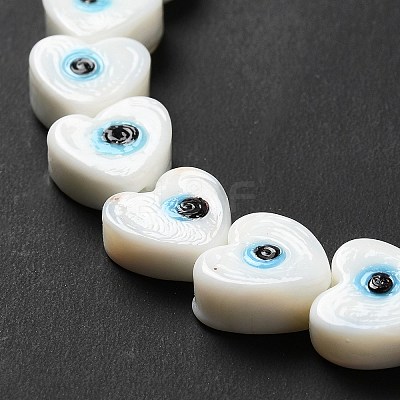 Handmade Evil Eye Lampwork Beads Strands LS-LAMP-E023-07B-01-1