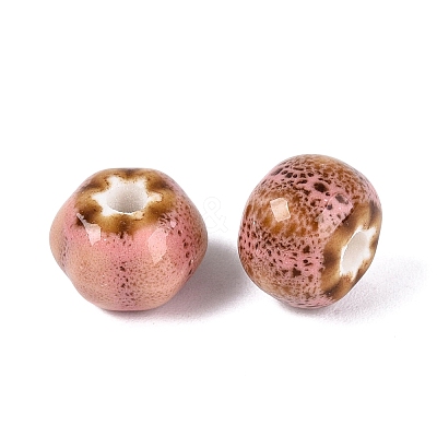 Vintage Handmade Porcelain Beads PORC-Q006-07I-1