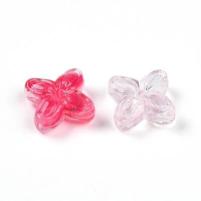Transparent Acrylic Beads TACR-T028-35C-1