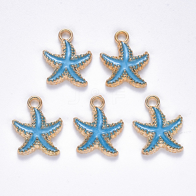 Alloy Enamel Pendants ENAM-S121-023C-1
